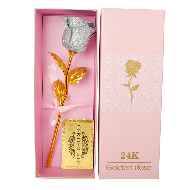 Gold Foil Rose Creative Valentine's Day Gift