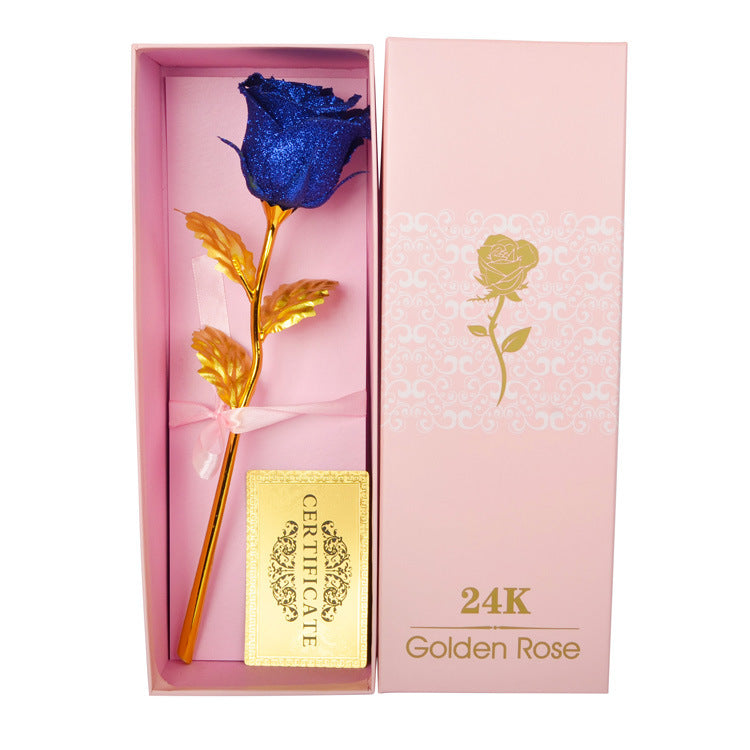 Gold Foil Rose Creative Valentine's Day Gift